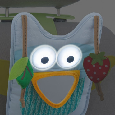 Musical car toy owl hibou musical pour voiture