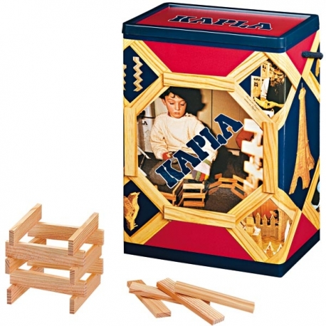 Jeu de construction Kapla coffret Cadeau Livre + 40 planchettes - Un jeux  des jouets