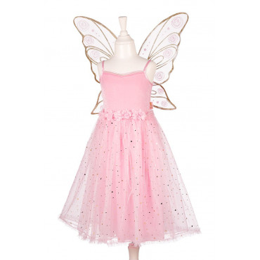 ROBE ROSYANNE ROSE AVEC AILES 3-4 ANS