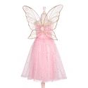 ROBE ROSYANNE ROSE AVEC AILES 5-7 ANS
