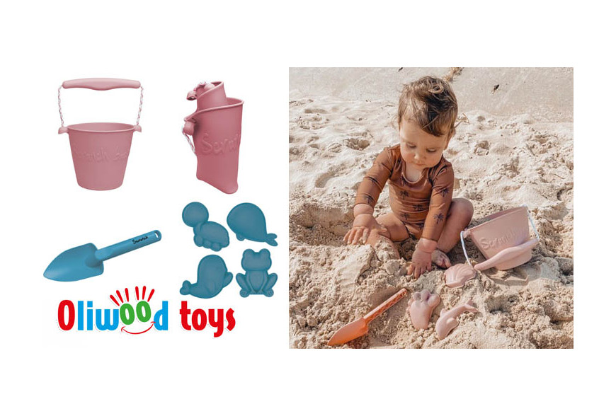 Les jouets de plage durables et recyclables